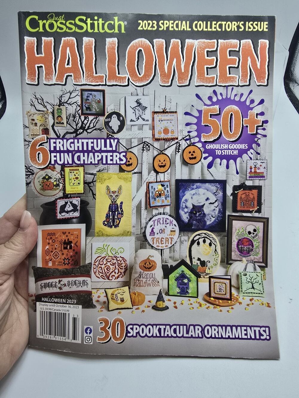 JUST CROSS-STITCH HALLOWEEN Magazine 2023 Special Collector's Issue